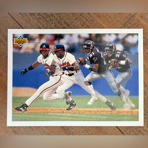 Deion Sanders Upper Deck Baseball Trading Card